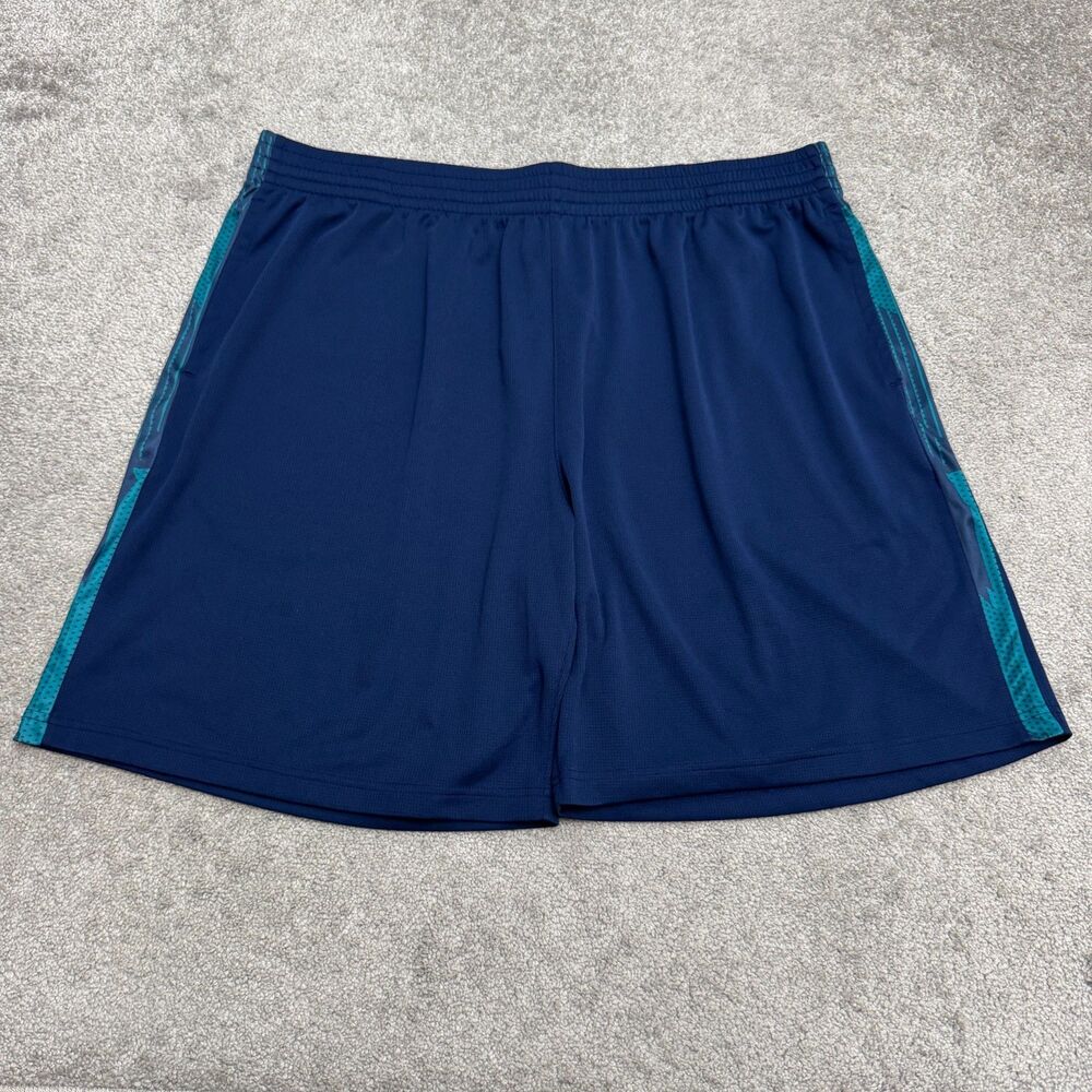 The Foundry Supply Co Basketball Training Shorts Men 3XL Blue Black Performance